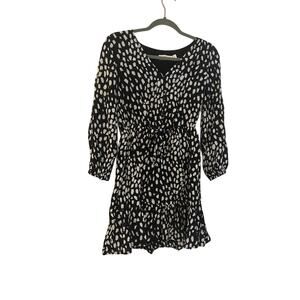 Vineyard Vines Wild Spotted Tie Waist Dress